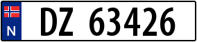 Truck License Plate